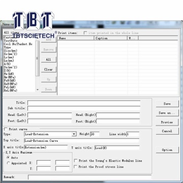 Electronic Universal Testing Machine with PC Control