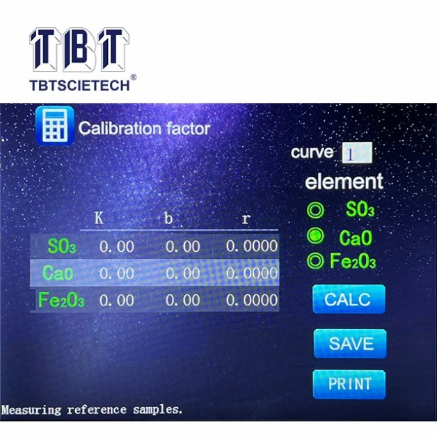 XRF Sulfur Calcium Iron Analyzer