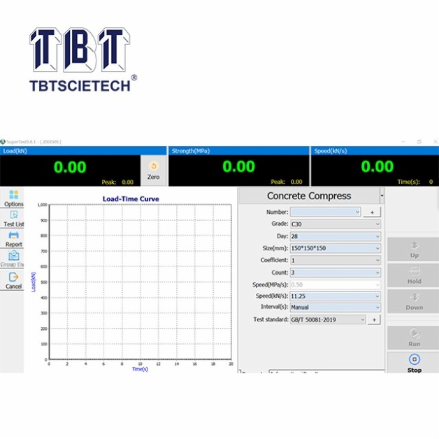 Compression and Flexural Testing Machine with PC Control